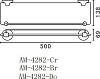 Полка стеклянная Art&Max Bohemia AM-E-4282-Do, золото