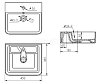 Раковина накладная Dreja 1AX174WBXX000 белый