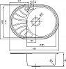 Кухонная мойка Iddis Suno SUN65PRi77, хром