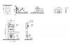 Инсталляция Vitra c безободковым унитазом Vitra S20 9004B003-7203, сиденье микролифт, комплект
