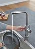 Смеситель Grohe Red II Duo 30325DC1 для кухонной мойки с водонагревателем суперсталь