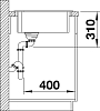 Кухонная мойка Blanco Zia 9 E 520642 жемчужный