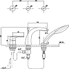 Смеситель Timo Beverly 3030/00Y для ванны с душем