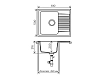 Кухонная мойка Polygran F-07 F-07 №307 (Тер-т) коричневый