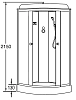 Душевая кабина Loranto Sunway CS-6691 G, 90*90*215