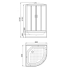 Душевой бокс Parly Classic Эконом EC821