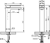 Смеситель для раковины Bravat Gina F165104C-A-ENG, хром