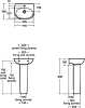 Пьедестал для раковины Ideal Standard Tesi T352101