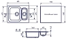 Кухонная мойка Mixline ML-GM21 ML-GM21 (328) бежевый