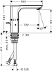 Смеситель для раковины Axor Urquiola 11020950, латунь