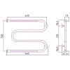 Полотенцесушитель водяной Сунержа М-образный 03-0008-5065 золото