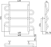 Полотенцесушитель водяной Стилье Универсал-52 60x60