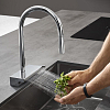 Смеситель для кухни Hansgrohe Aquno Select M81 73837000, хром