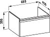 Тумба с раковиной Laufen Pro S 4.8345.2.096.463.1