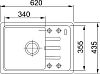 Кухонная мойка 62 см Franke Malta BSG 611-62 3,5" 114.0391.174, шоколад