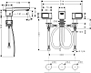 Смеситель для раковины Axor Urquiola 11041990, золото