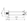 Излив  Excellent Pi AREX.1225BL черный