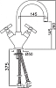 Смеситель для раковины Jaquar Solo SOL-CHR-6167B