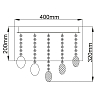 Потолочная люстра MW-Light Жаклин 465011305