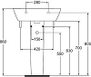 Пьедестал для раковины Vidima W313061