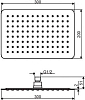 Верхний душ Excellent SLIM 20x30см AREX.3062CR