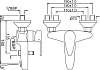 Смеситель для ванны Jaquar Vignette Prime VGP-GLD-81119