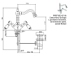 Смеситель для биде Cezares First FIRST-BS2-02-M бронза