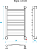 Полотенцесушитель электрический Energy Ergo2 850x500, EETR0ERGO2855000000