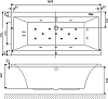 Акриловая ванна Excellent Pryzmat 160х75 WAEX.PRY16WH