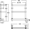 Полотенцесушитель электрический Margaroli Sole 540