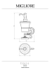Дозатор для жидкого мыла Migliore Edera 16913 хром
