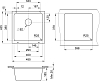 Мойка кухонная Granula GR-3801 шварц