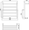 Полотенцесушитель водяной Стилье Универсал-54 60x50