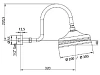 Душ верхний Bandini Antico 647350ZZ06 желтый