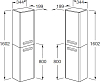 Шкаф-пенал Roca GAP ZRU9302697 L бежевый