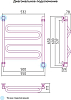 Полотенцесушитель водяной Сунержа Элегия 60x50
