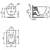 Инсталляция Ideal Standard Prosys 2.0, T0079V3 с унитазом Ideal Standard Tesi c сиденьем микролифт, T3527V3, комплект, T3868V3/121AC