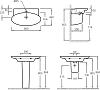 Раковина Jacob Delafon Presquile E4437-00 80 см