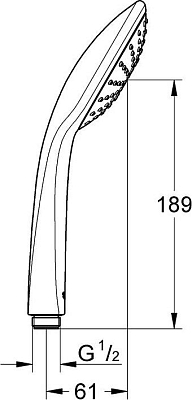 Ручной душ Grohe Vitalio Joy 27544000