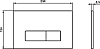 Кнопка смыва Ideal Standard Oleas R0121AC белый