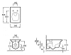 Подвесной унитаз Jacob Delafon Stillness E1303-00 с обшивкой E75629-39R и крышкой с микролифтом