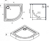 Душевой поддон AM.PM X-Joy 80x80 W88T-205-080W64, белый