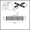 Потолочная люстра Odeon Light Gatsby 4877/5C