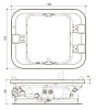 Акриловая ванна Jacuzzi Aquasoul Extra 9443-590A белый