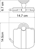 Держатель туалетной бумаги Wasserkraft Ammer 7025