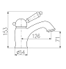 Смеситель для раковины Rav-Slezak Labe L526.5SM бронза