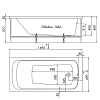 Акриловая ванна 1ACReal Gamma Щ0000023533 белый