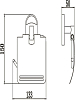 Держатель для туалетной бумаги РМС A3020