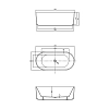 Акриловая ванна Vincea 170x80 VBT-426-1700MW, белая