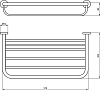 Полка Ideal Standard IOM для полотенец